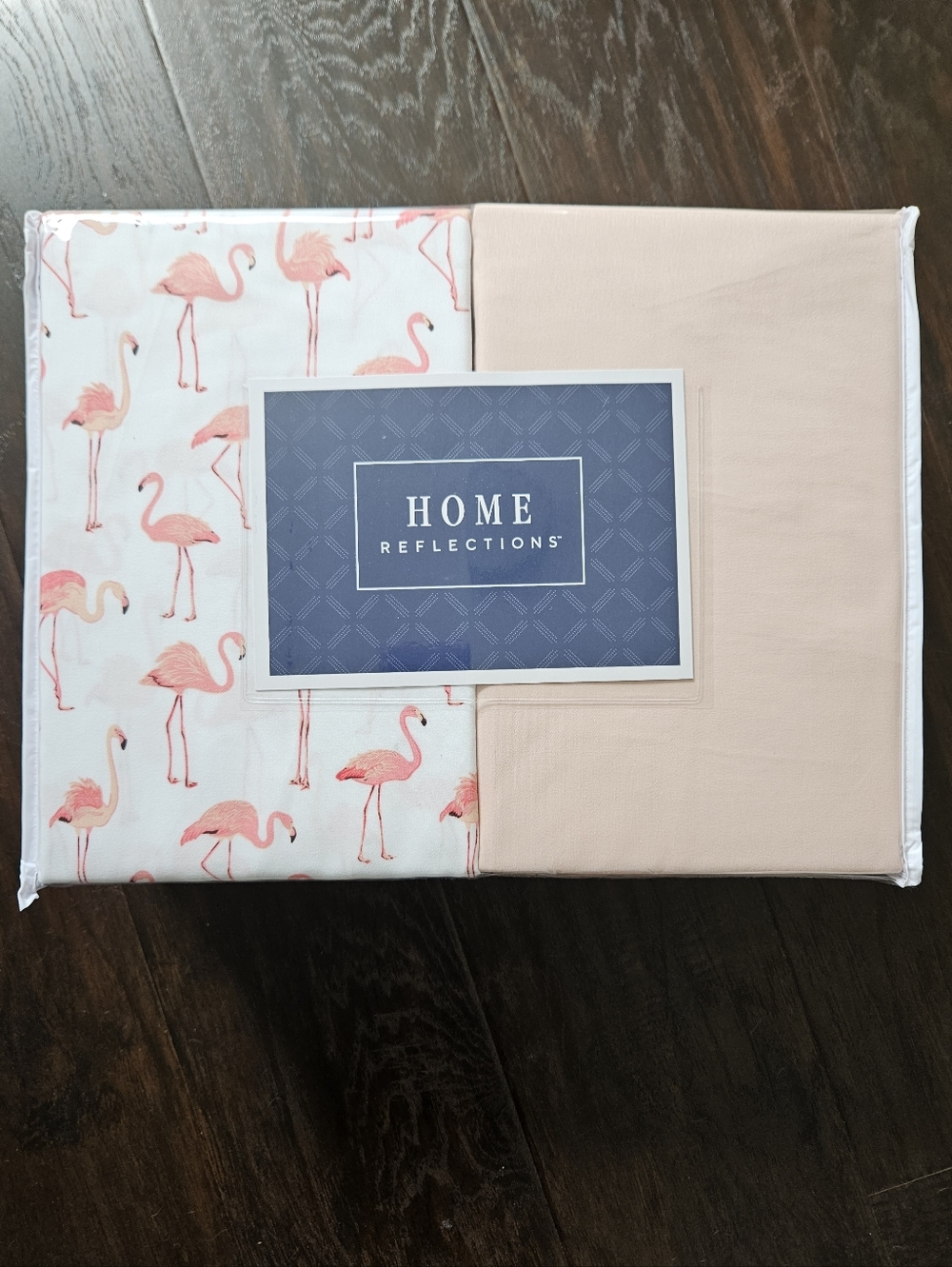 Home Reflections 2pk Double Brushed Sheet Sets with Extra Cases NWT